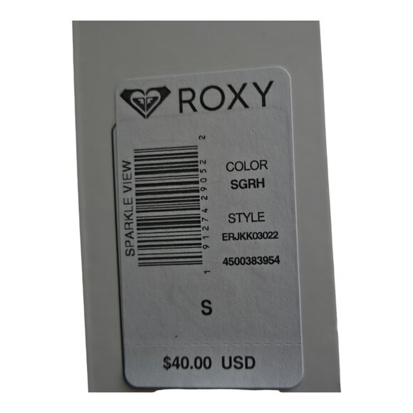 Roxy Skirt Gray Mid-Length Sparkle View Casual Comfort Stretch Size Small NWT - Picture 8 of 9